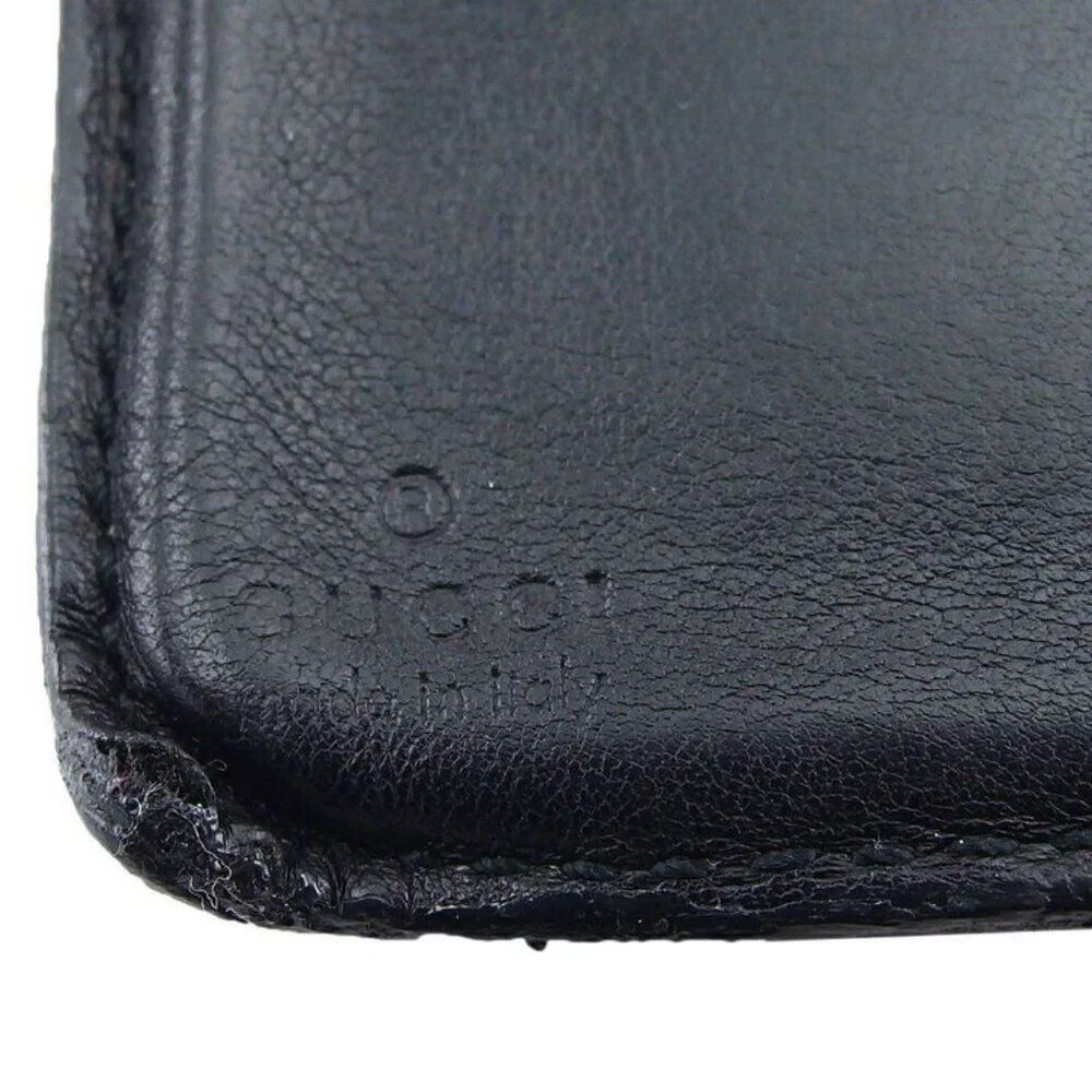 GUCCI Bifold Wallet black Women 146223 Authentic secondhand